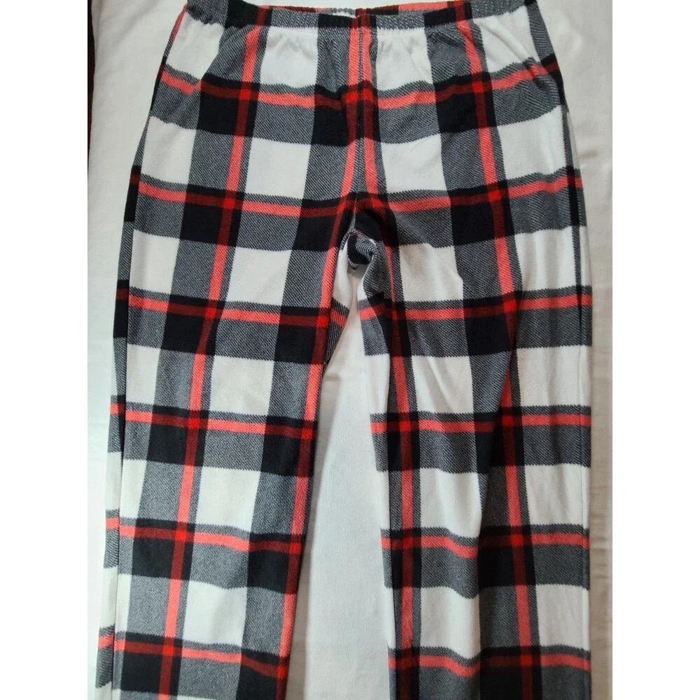 Wondershop Target Plaid Fleece Pajama Pants Women Large Cozy Sleepwear - Picture 1 of 7